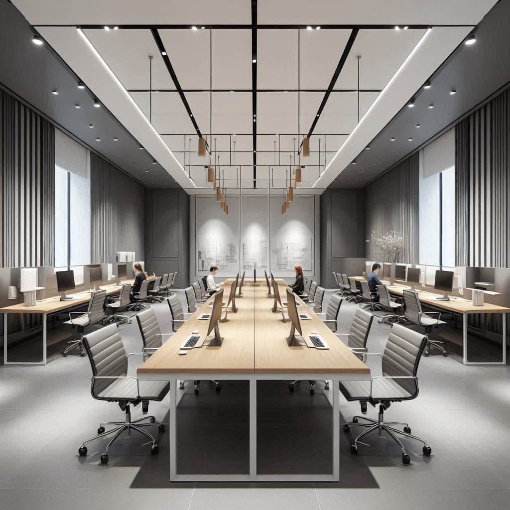 办公区局部施工发生后咨询公司该怎样校准写字楼办公的灵活工位设置